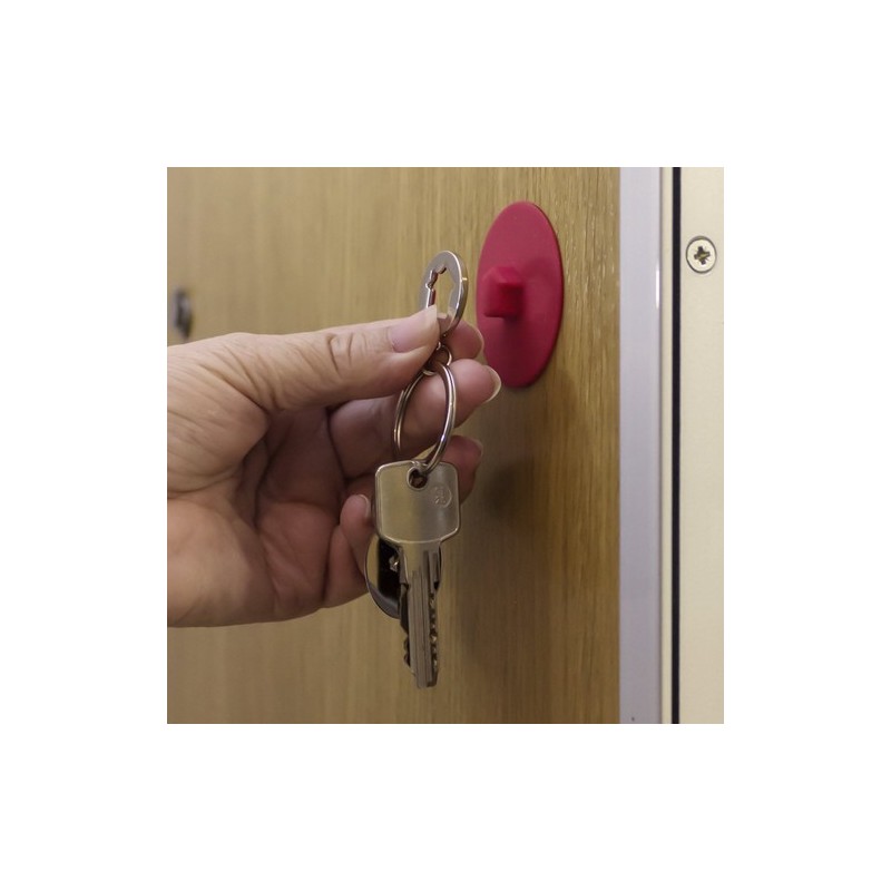 Porte-Clés Monnaie Publicitaire Unique Halman Matières : silicone Couleurs : bleu marquage laser ultra précis