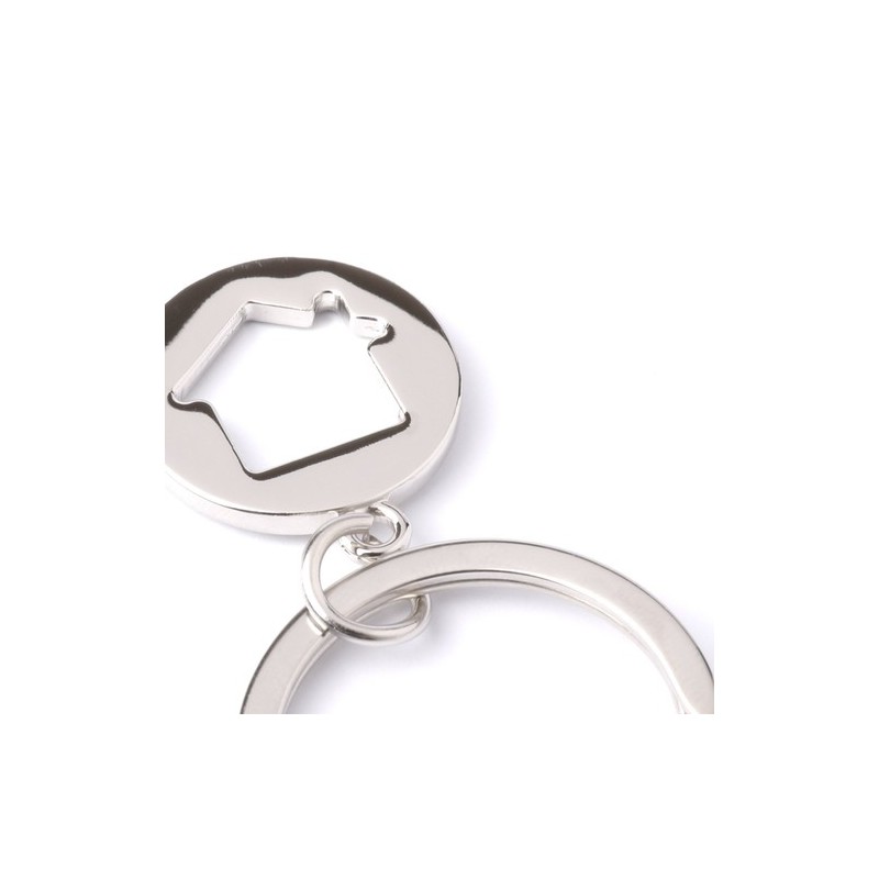 Porte-Clés Monnaie Publicitaire Unique Halman Matières : silicone Couleurs : bleu personnalisation rapide en France