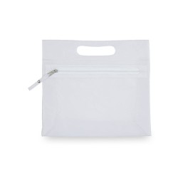 Trousse de Toilette Personnalisée Éco-responsable Fergi Matières : PVC Couleurs : blanc