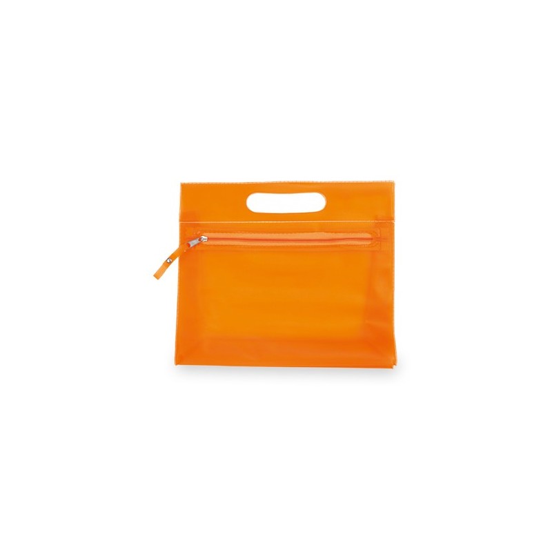Trousse de Toilette Personnalisée Éco-responsable Fergi Matières : PVC Couleurs : blanc marquage couleur éclatante