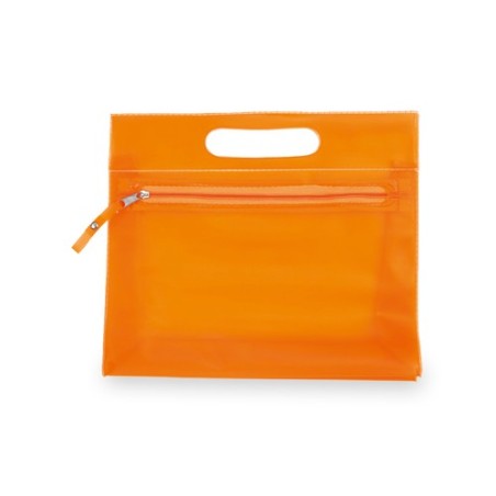 Trousse de Toilette Personnalisée Éco-responsable Fergi Matières : PVC Couleurs : blanc marquage couleur éclatante