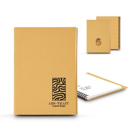 Carnet A5 Éco-responsable et Personnalisable à Spirale - CARNET