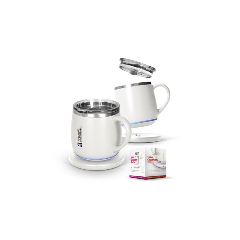 Tasse Mug Chauffante USB Personnalisée avec Logo | Cadeau d'Entreprise