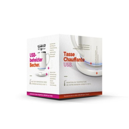 Tasse Mug Chauffante USB Personnalisée avec Logo | Cadeau d'Entreprise goodies publicitaire événementiel