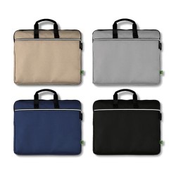 Sacoche Éco-responsable en rPET pour Ordinateur Portable et Documents - Personnalisée 2