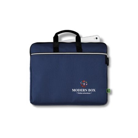 Sacoche Éco-responsable en rPET pour Ordinateur Portable et Documents - Personnalisée cadeau client original