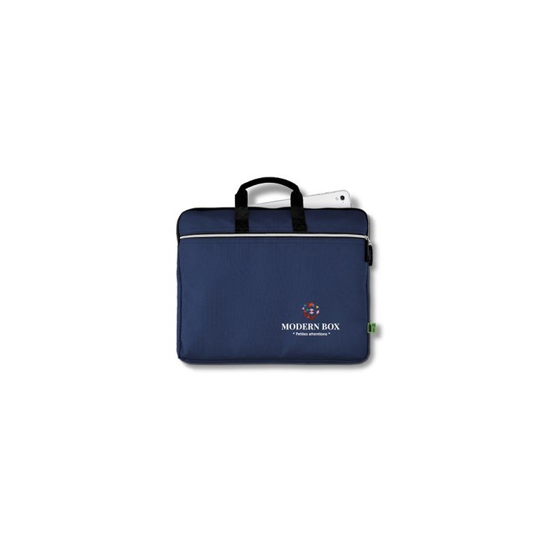 Sacoche Éco-responsable en rPET pour Ordinateur Portable et Documents - Personnalisée objet publicitaire robuste