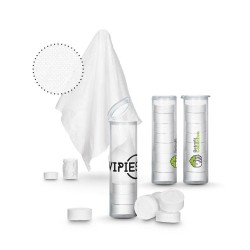 Lingettes compressées réutilisables s en tube de 8 pastilles - Beauté