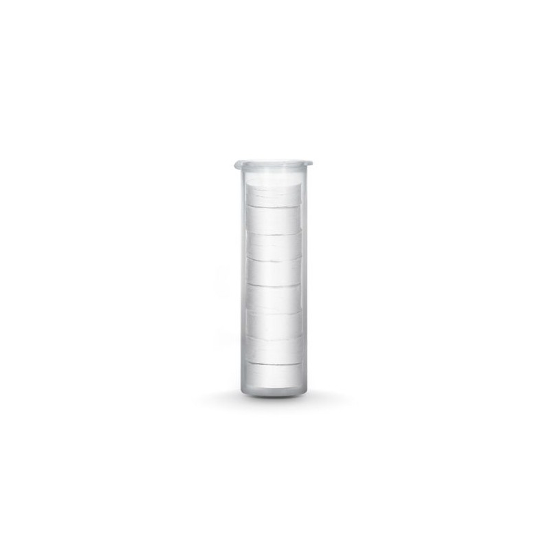 Lingettes compressées réutilisables s en tube de 8 pastilles - Beauté marquage laser ultra précis