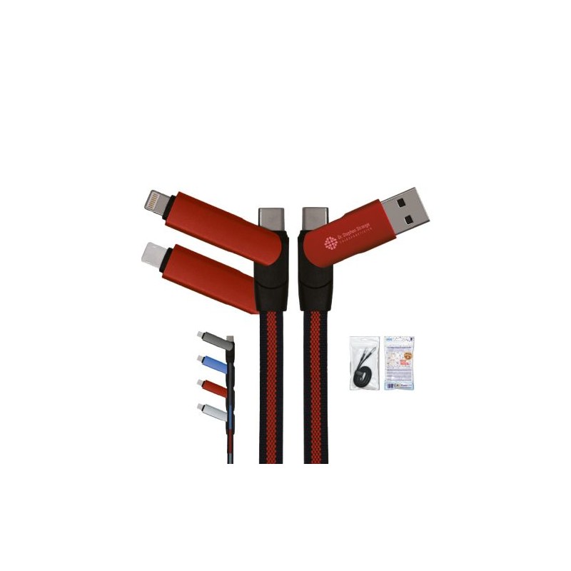 Câble de Charge Rapide 6 en 1 - Pratique et Efficace