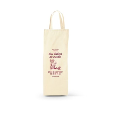 Sac à Pain Éco-responsable en Coton avec 2 Anses - Personnalisé goodies publicitaire événementiel