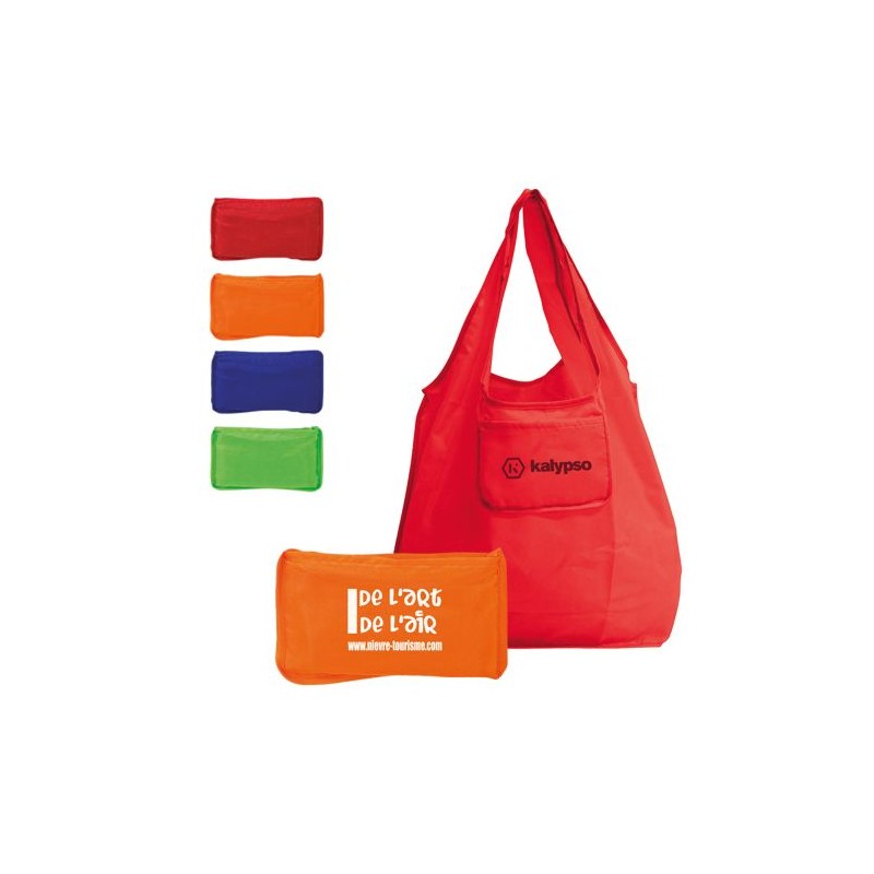 Sac Shopping Repliable en Polyester 190T - Pratique et Écologique Personnalisé