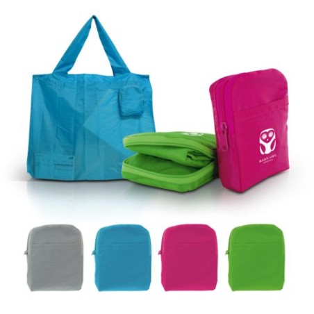 Sac Shopping Pliable en Polyester 190T - Pratique et Élégant Personnalisé
