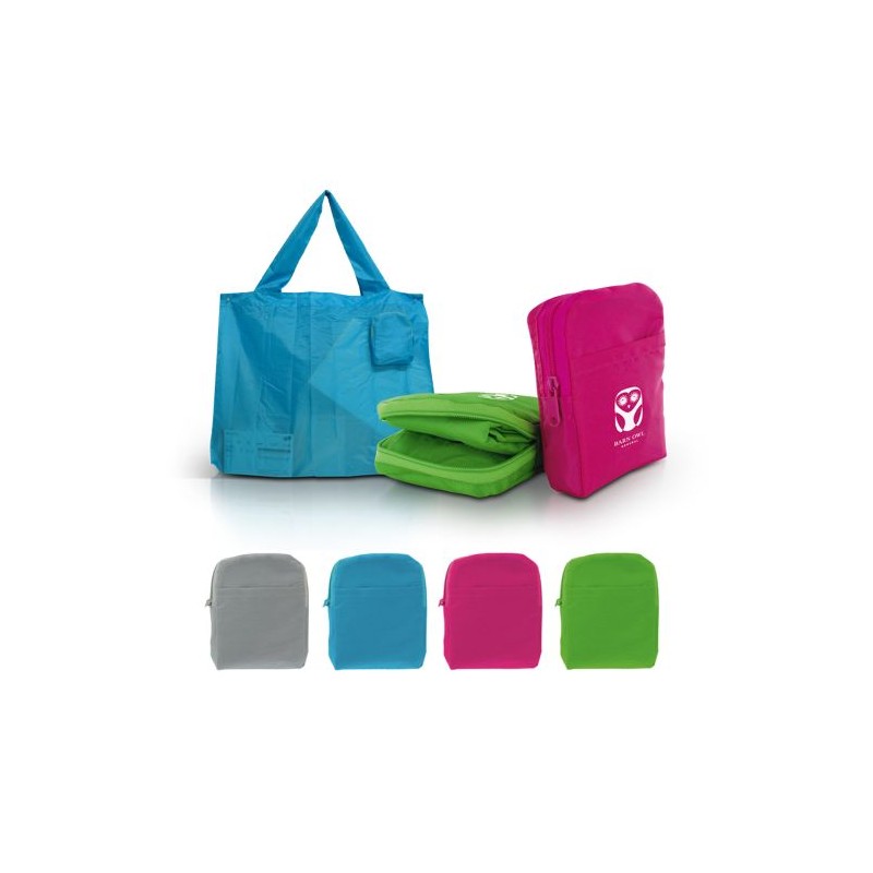 Sac Shopping Pliable en Polyester 190T - Pratique et Élégant Personnalisé