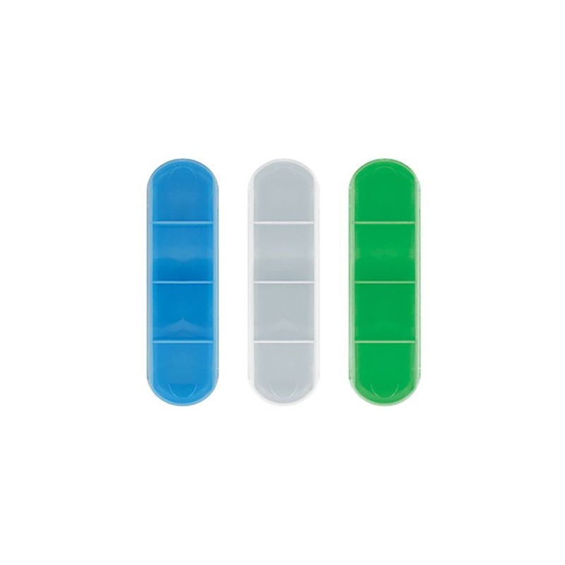 Pilulier Journalier Pratique avec Couvercle Coulissant