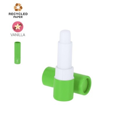 Baume à lèvres  personnalisé pas cher Vintod Matières : carton recyclé Couleurs : naturel accessoire événementiel unique