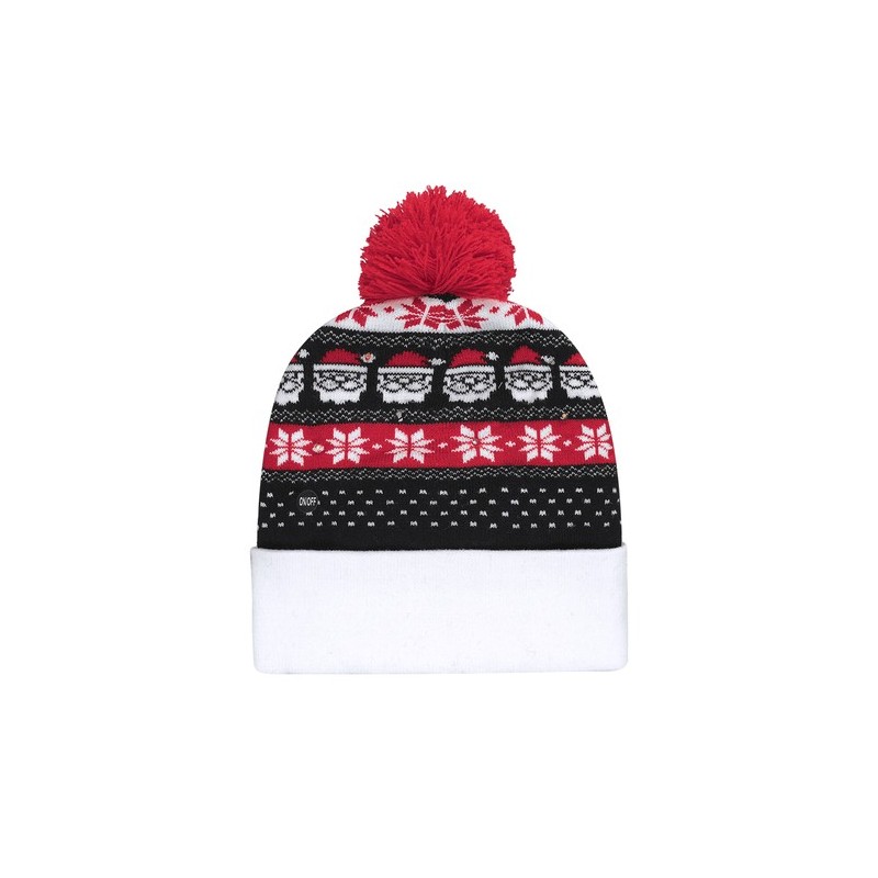 Bonnet personnalisé de Papa Noël pas cher Plumex personnalisable avec votre logo