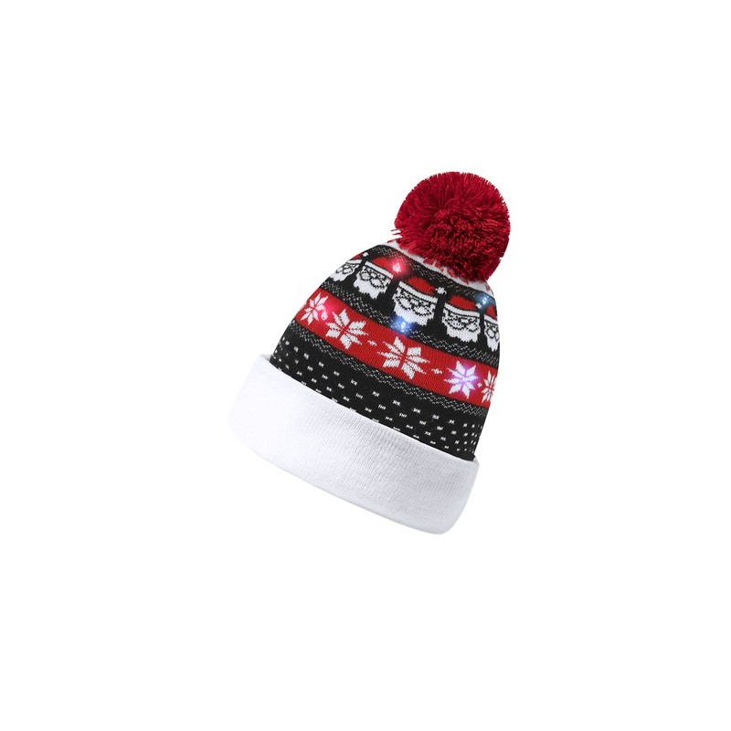 Bonnet personnalisé de Papa Noël pas cher Plumex cadeau entreprise pas cher