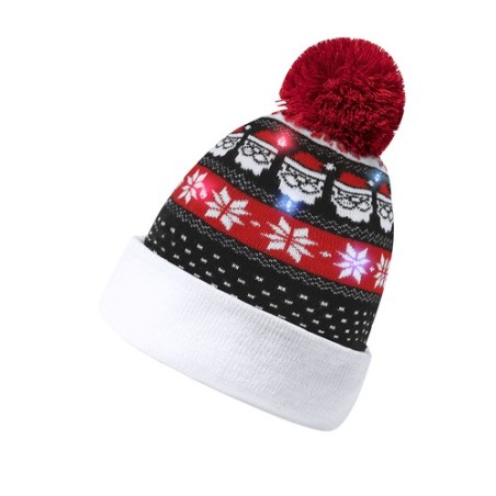 Bonnet personnalisé de Papa Noël pas cher Plumex cadeau entreprise pas cher