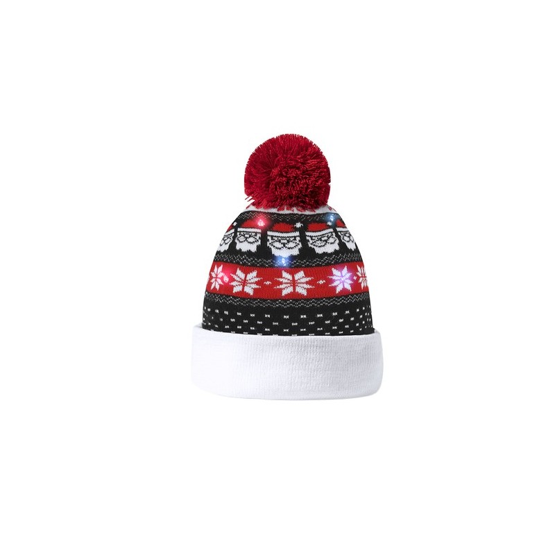 Bonnet personnalisé de Papa Noël pas cher Plumex goodies publicitaire événementiel