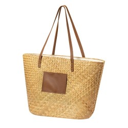 Sac Shopping Personnalisable Éco-responsable Moxia Matières : paille cadeau entreprise pas cher