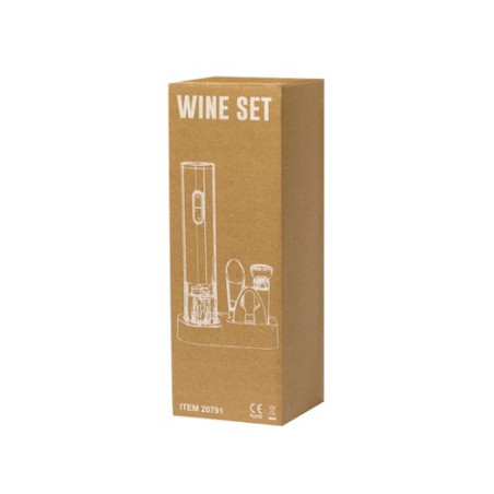 Coffret Accessoires à Vin Personnalisé Économique Set Vin Magnar goodies publicitaire événementiel