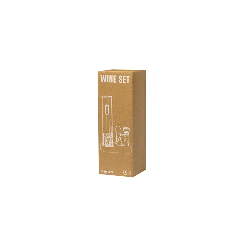 Coffret Accessoires à Vin Personnalisé Économique Set Vin Magnar impression haute définition