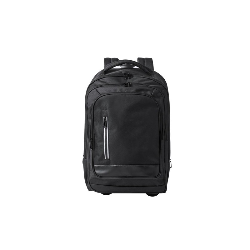 Sac à Dos Trolley Pratique et Polyvalent Dancan Personnalisé pas cher Matières : polyester Couleurs : noir