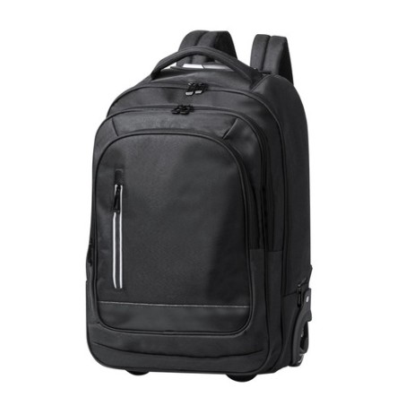 Sac à Dos Trolley Pratique et Polyvalent Dancan Personnalisé pas cher Matières : polyester Couleurs : noir cadeau entreprise pas