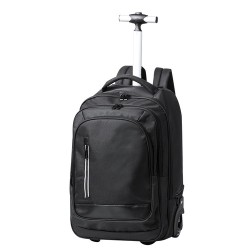 Sac à Dos Trolley Pratique et Polyvalent Dancan Personnalisé pas cher Matières : polyester Couleurs : noir goodies publicitaire 