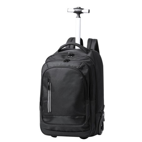 Sac à Dos Trolley Pratique et Polyvalent Dancan Personnalisé pas cher Matières : polyester Couleurs : noir goodies publicitaire 