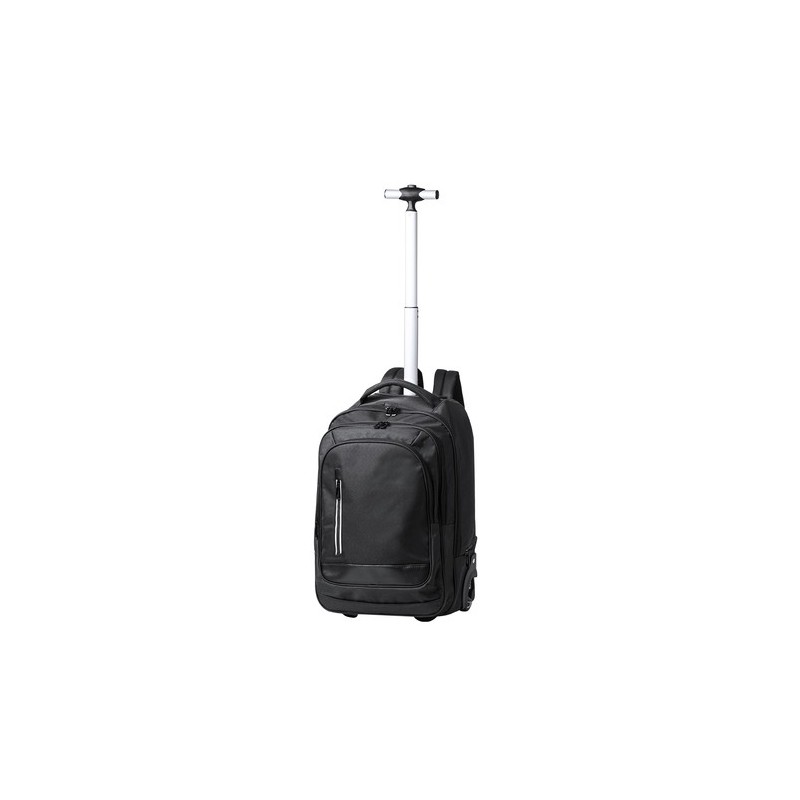 Sac à Dos Trolley Pratique et Polyvalent Dancan Personnalisé pas cher Matières : polyester Couleurs : noir impression haute défi