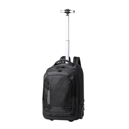 Sac à Dos Trolley Pratique et Polyvalent Dancan Personnalisé pas cher Matières : polyester Couleurs : noir impression haute défi