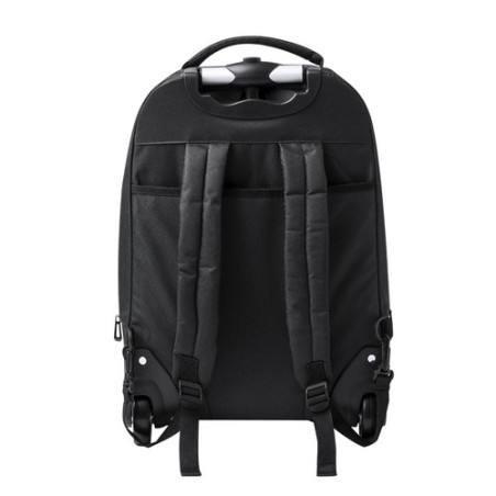 Sac à Dos Trolley Pratique et Polyvalent Dancan Personnalisé pas cher Matières : polyester Couleurs : noir marquage laser ultra 