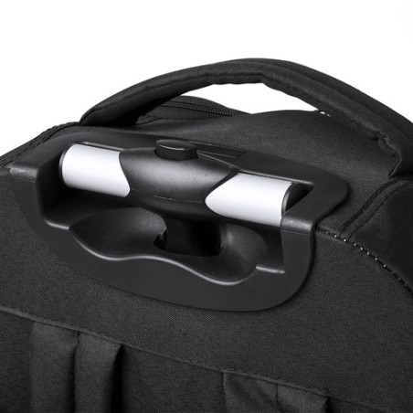 Sac à Dos Trolley Pratique et Polyvalent Dancan Personnalisé pas cher Matières : polyester Couleurs : noir objet promotionnel éc