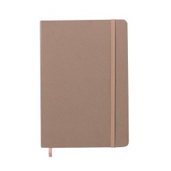 Cahier Personnalisé Éco-responsable - Faty Matières : carton recyclé Couleurs : marron