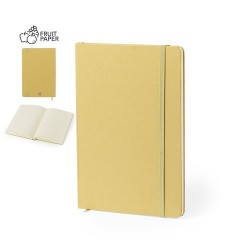Cahier Personnalisé Éco-responsable - Faty Matières : carton recyclé Couleurs : marron 2