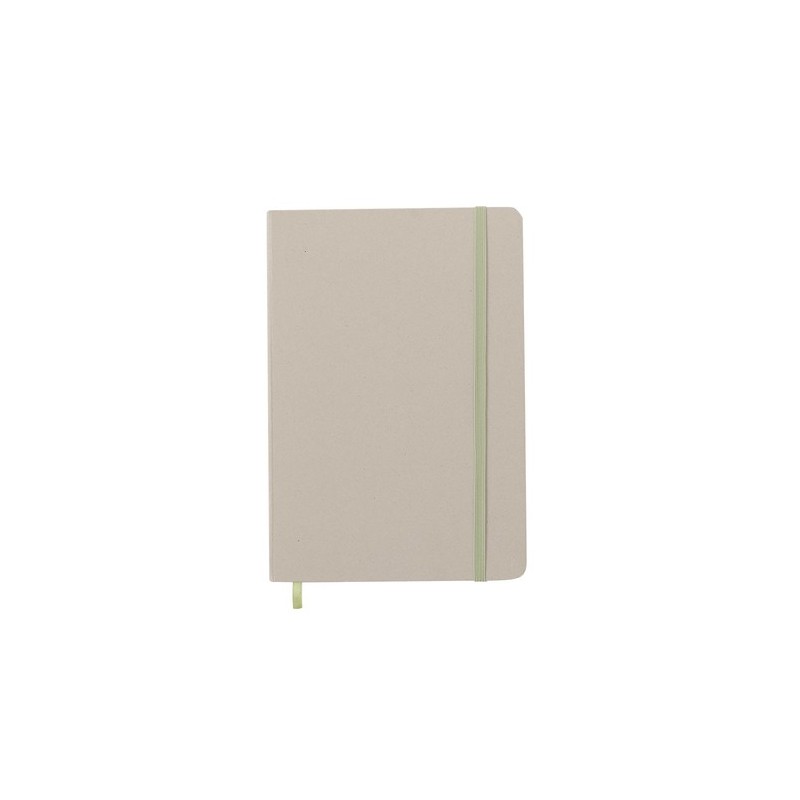 Cahier Personnalisé Éco-responsable - Faty Matières : carton recyclé Couleurs : naturel personnalisable avec votre logo
