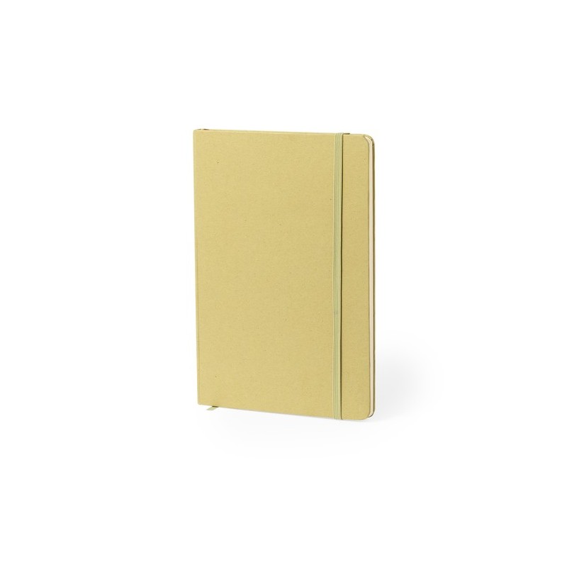 Cahier Personnalisé Éco-responsable - Faty Matières : carton recyclé Couleurs : naturel goodies entreprise design