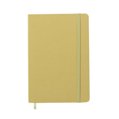 Cahier Personnalisé Éco-responsable - Faty Matières : carton recyclé Couleurs : naturel marquage laser ultra précis