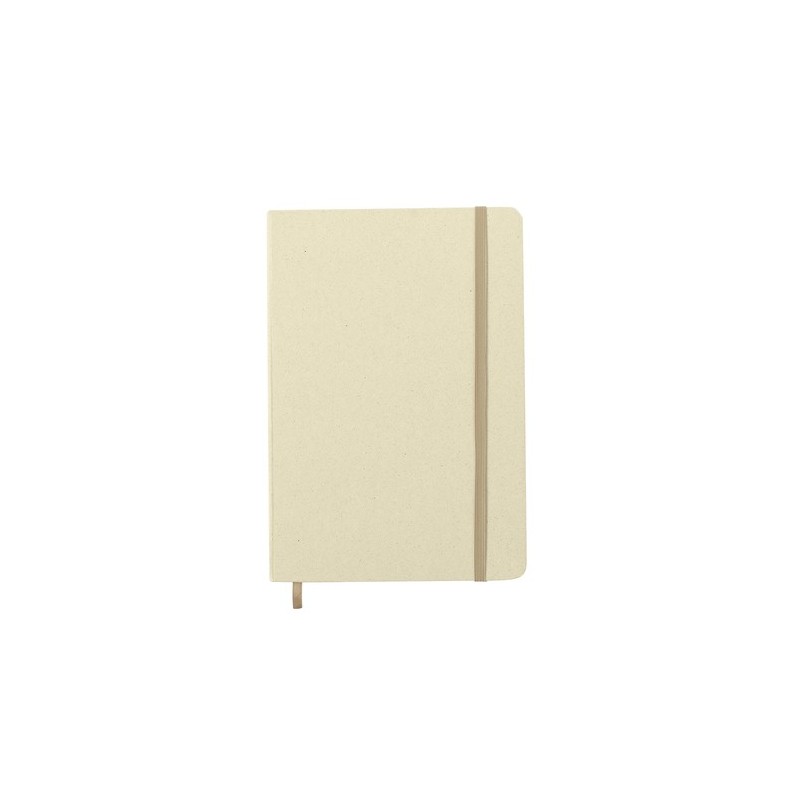 Cahier Personnalisé Éco-responsable - Faty Matières : carton recyclé Couleurs : naturel cadeau client original