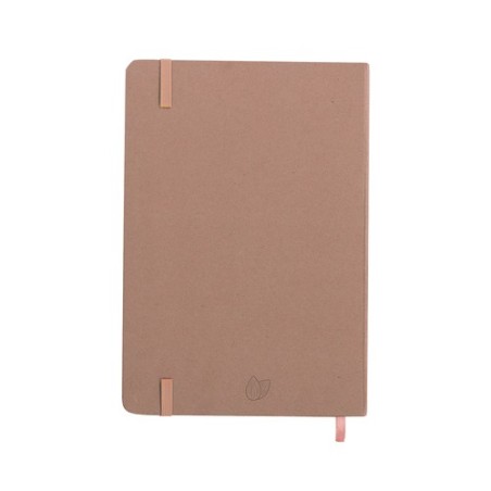 Cahier Personnalisé Éco-responsable - Faty Matières : carton recyclé Couleurs : vert marquage couleur éclatante
