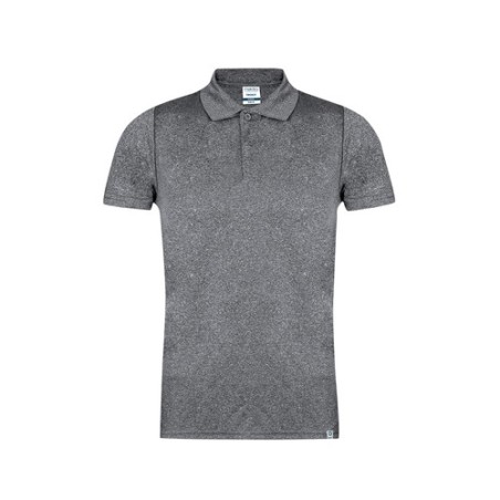 Polo Éco-responsable et Confortable Personnalisé pour Adulte - Troky Matières : PET recyclé Taille textile : S Couleurs : gris c