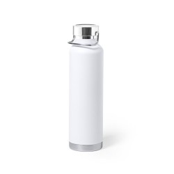 Bidon Isotherme Personnalisé de Qualité Staver Matières : acier inoxydable Couleurs : blanc