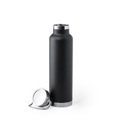 Bidon Isotherme Personnalisé de Qualité Staver Matières : acier inoxydable Couleurs : gris goodies personnalisé en stock