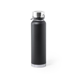 Bidon Isotherme Personnalisé de Qualité Staver Matières : acier inoxydable Couleurs : bleu marine cadeau entreprise pas cher
