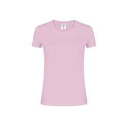 T-Shirt Femme Couleur Personnalisée WCS180 "keya" Matières : coton Taille textile : S Couleurs : rose