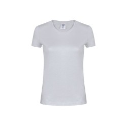 T-Shirt Femme Couleur Personnalisée WCS180 "keya" Matières : coton Taille textile : XL Couleurs : bleu clair goodies personnalis
