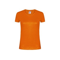 T-Shirt Femme Couleur Personnalisée WCS180 "keya" Matières : coton Taille textile : XL Couleurs : bleu personnalisable avec votr