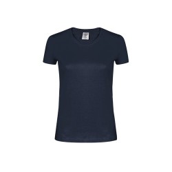 T-Shirt Femme Couleur Personnalisée WCS180 "keya" Matières : coton Taille textile : XL Couleurs : noir objet promotionnel éco-re
